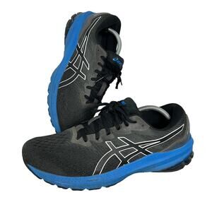 Asics Black and Blue Athletic Shoes